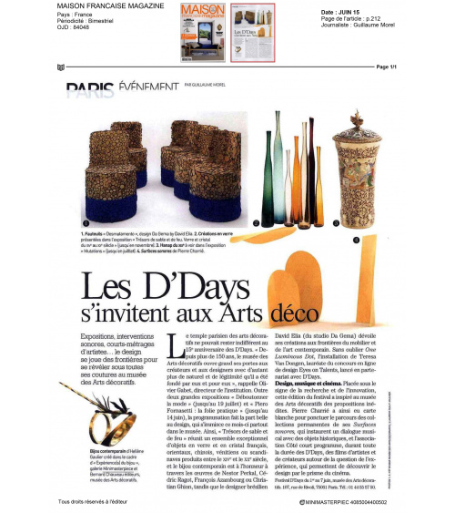 Expérience(s) du bijou DDays - Maison Française Magazine (juin 2015)