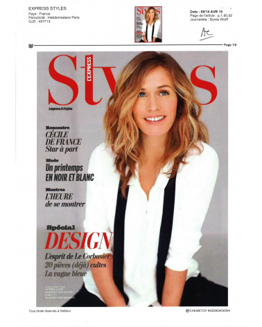 Cher Corbu - L'express Styles (avril 2015)