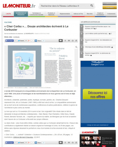 Cher Corbu - Le Moniteur (10.11.14)