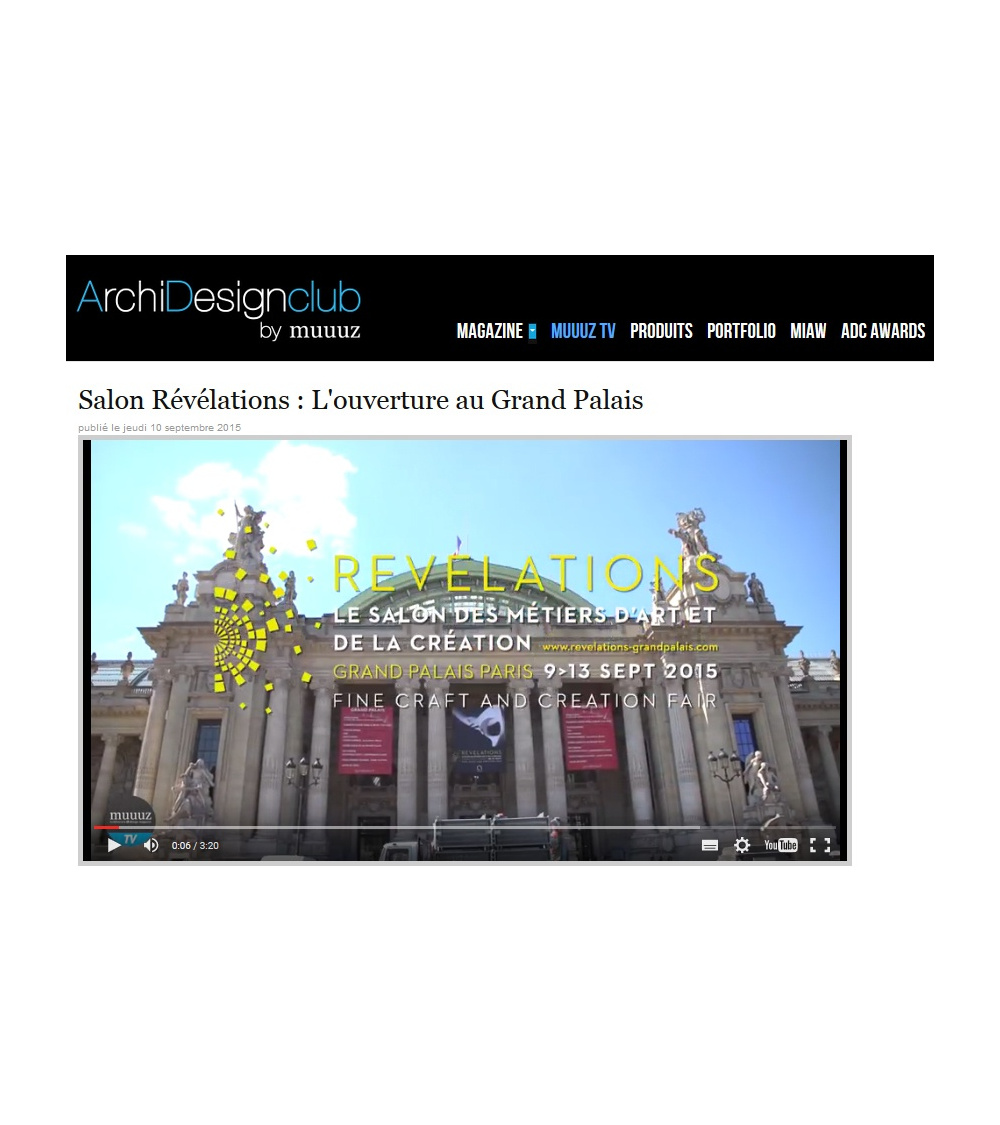 Salon Révélations : L'ouverture au Grand Palais