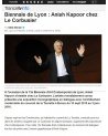 Francetvinfo - Anish Kapoor chez Le Corbusier (03.09.2015)