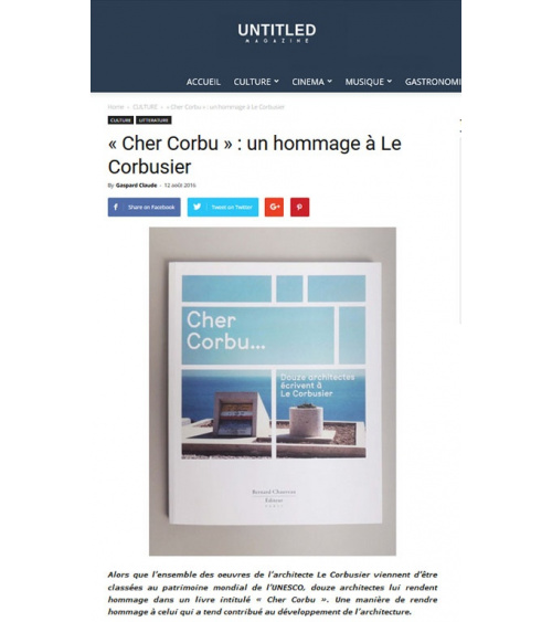 « Cher Corbu » : un hommage à Le Corbusier