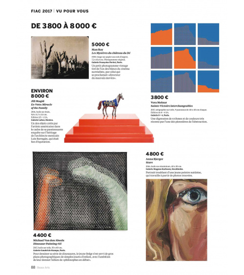 Vera Molnar dans Beaux-Arts Magazine n.401