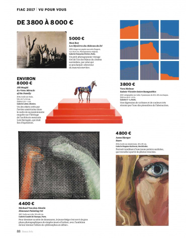 Vera Molnar in Beaux-Arts Magazine n.401