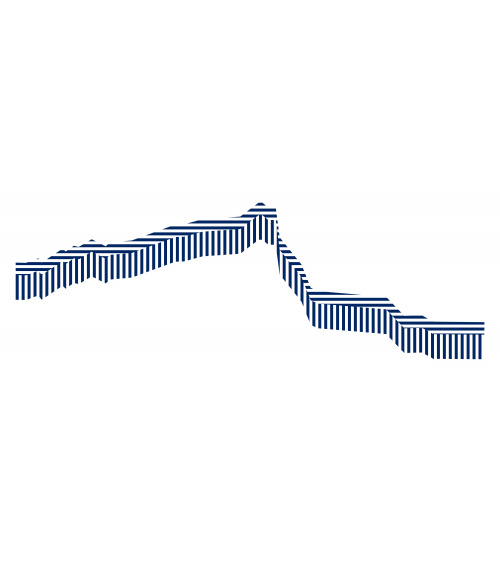 Vera Molnar - Sainte-Victoire Border Line