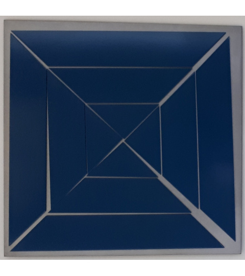 Vera Molnar - Carré coupé en 12 en diagonales