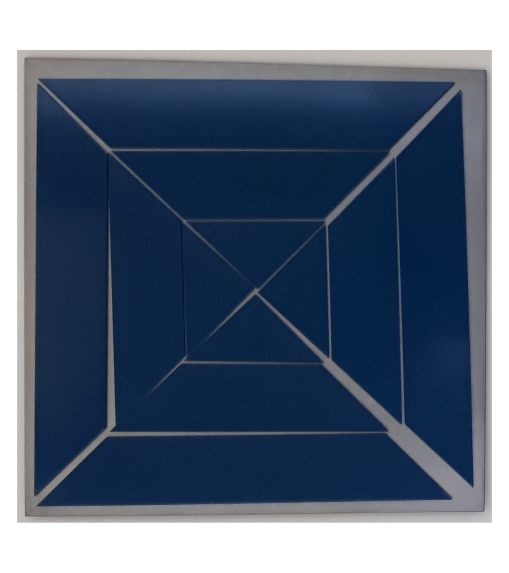 Vera Molnar - Carré coupé en 12 en diagonales