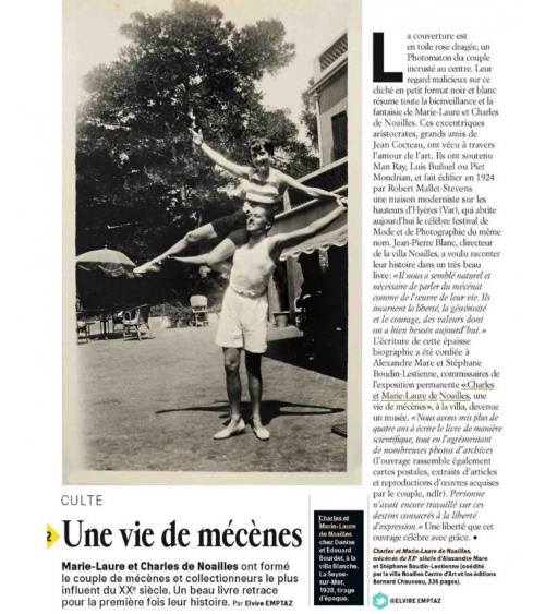 Charles et Marie-Laure de Noailles dans Grazia