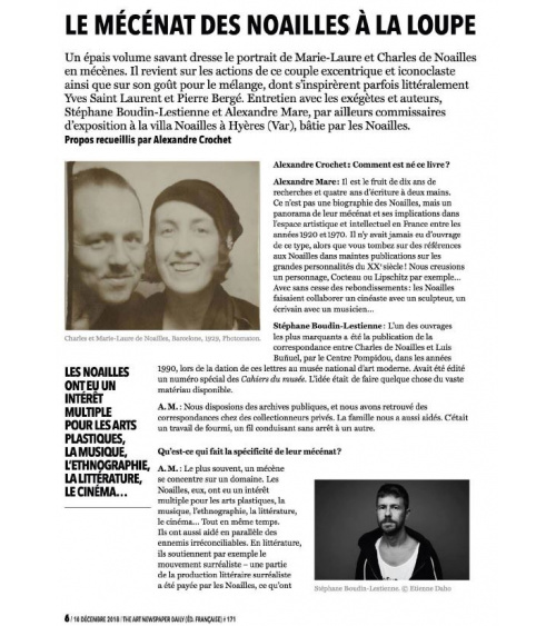 Charles et Marie-Laure de Noailles Art Newspaper