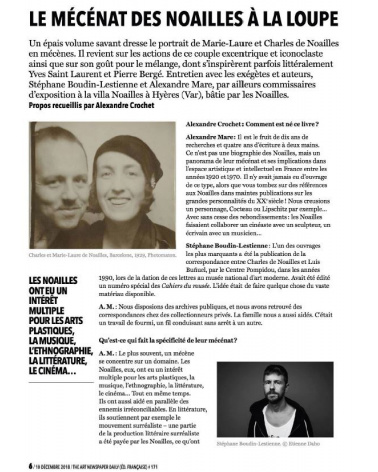 Charles et Marie-Laure de Noailles Art Newspaper