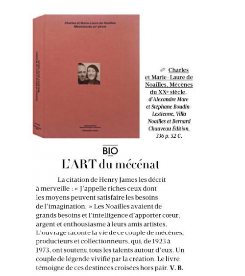 Charles et Marie-Laure de Noailles dans Madame Figaro