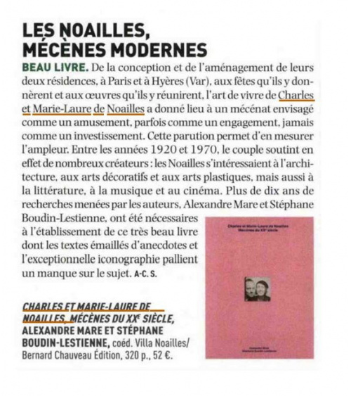 Charles et Marie-Laure de Noailles - Journal des Arts