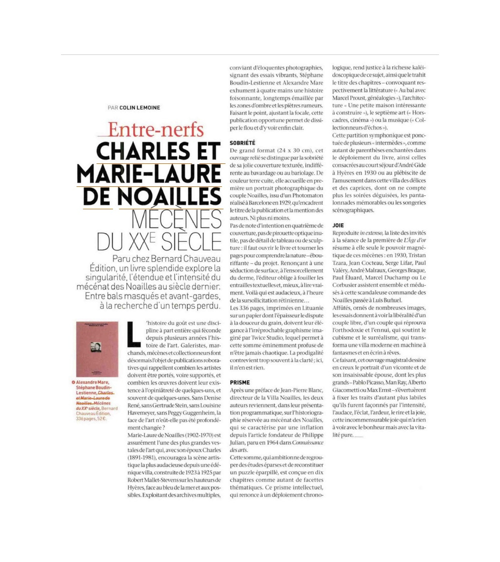 Charles et Marie-Laure de Noailles - prix Spécial Drouot