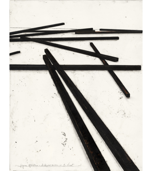 Bernar Venet / Ligne droite – dispersions