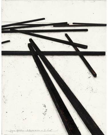 Bernar Venet / Ligne droite – dispersions