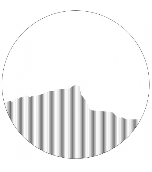 Vera Molnar / Sainte-Victoire en rond