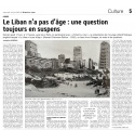 Le Liban n'a pas d'âge - L'Orient le jour