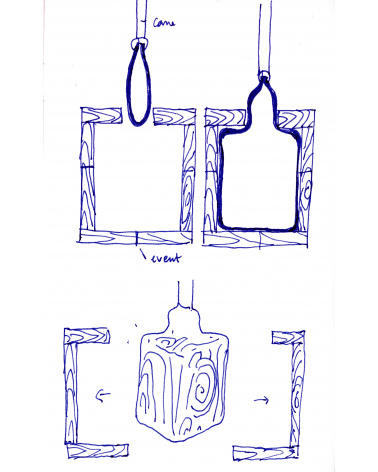 François Azambourg - Le Vase Douglas. Du bois au verre