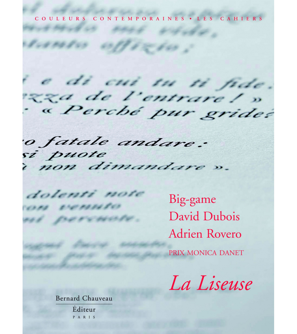 Big Game / David Dubois / Adrien Rovero - La Liseuse