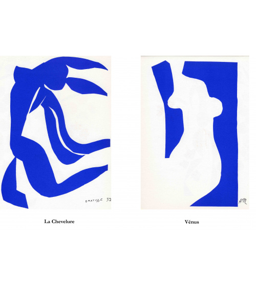 Henri Matisse - Cartes au pochoir Chapelle de Vence et Nus bleus