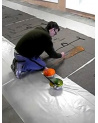 Fabrice Hyber - Je s'aime - tapis feutre peint original